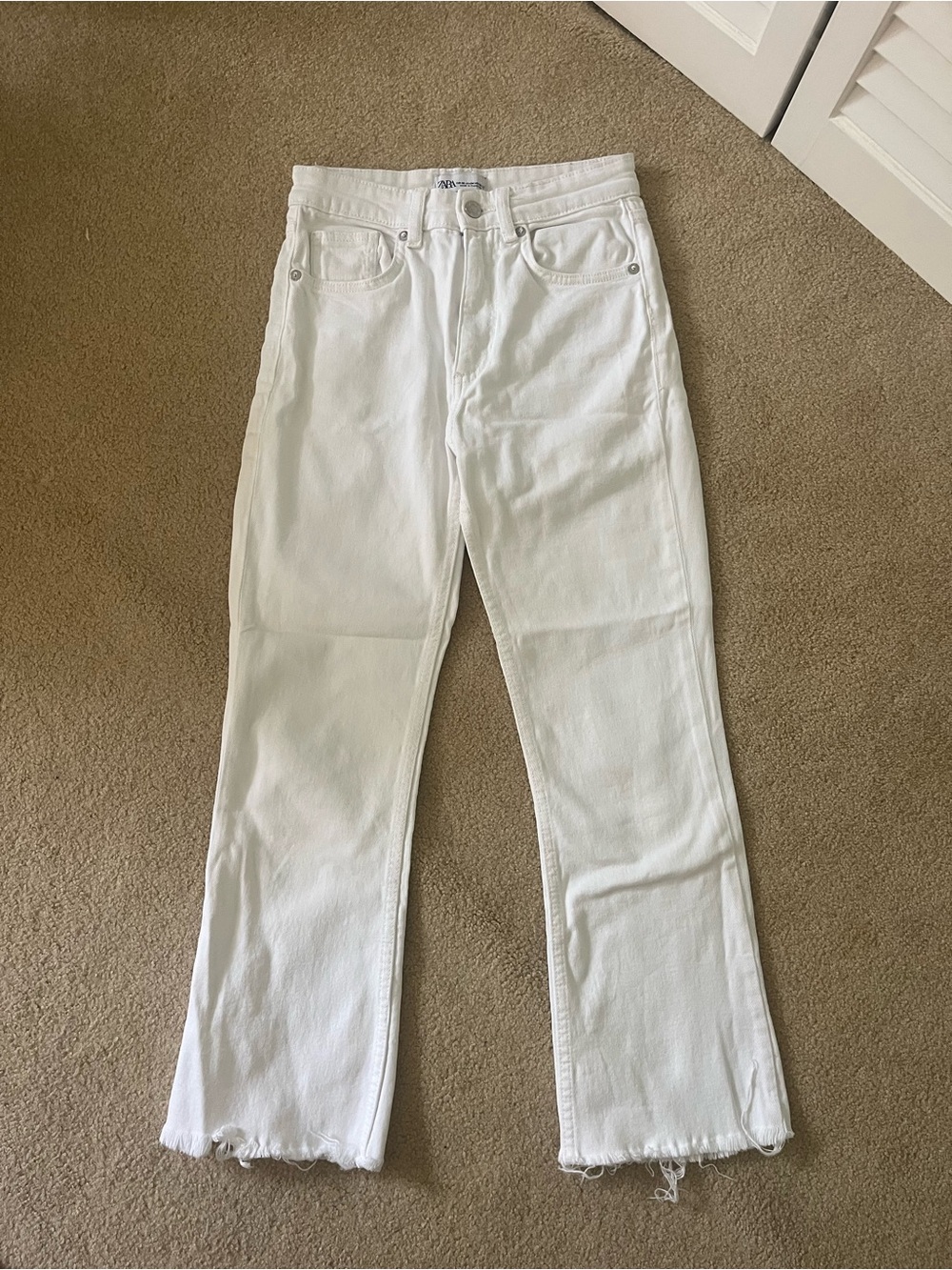 Zara White Jeans